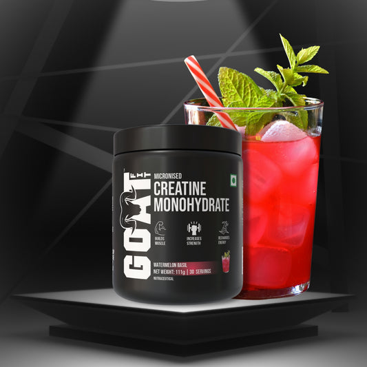 100% Pure Micronised Creatine Monohydrate | Watermelon Basil | 111gm | High Solubility, Rapid Absorption, Muscle Volumization