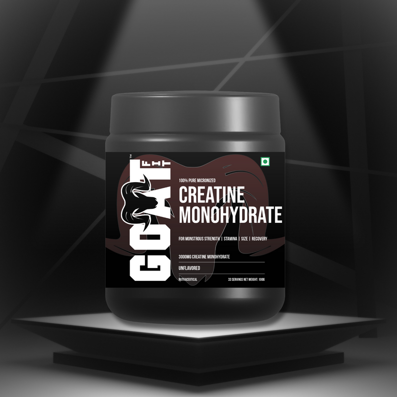 100% Pure & Micronized Creatine Monohydrate | 100gms | Unflavoured