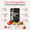 Colossal Pre - Strawberry Kiwi | Advanced Pre Workout | 15/30 Servings | 180gms