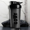 Shaker Pro 750 | Gym Protein Shaker | Satin Matte Black/Black | 750ml