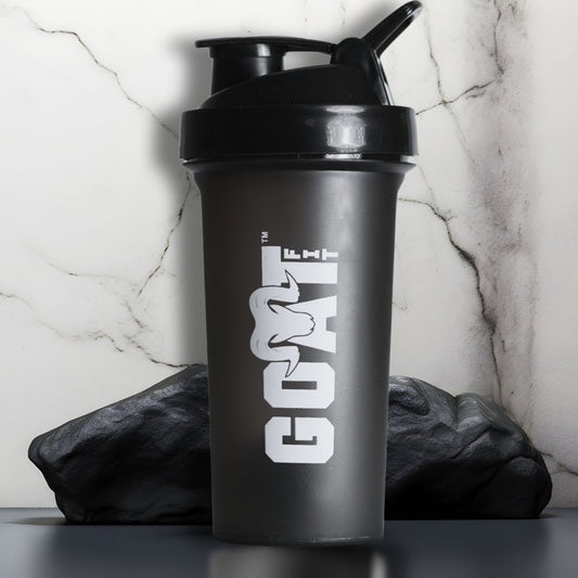 G.O.A.T Fit Shaker Pro 750 | Gym/Protein Shaker | Satin Matte Black/White | 750ml