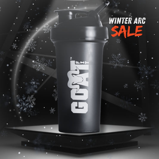 Shaker Pro 750 | Gym Protein Shaker | Satin Matte Black/White | 750ml