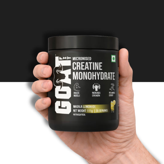 100% Pure Micronised Flavored Creatine Monohydrate | Masala Lemonade | 111gm