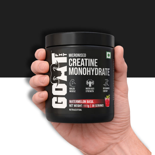 100% Pure Micronised Flavored Creatine Monohydrate | Watermelon Basil | 111gm
