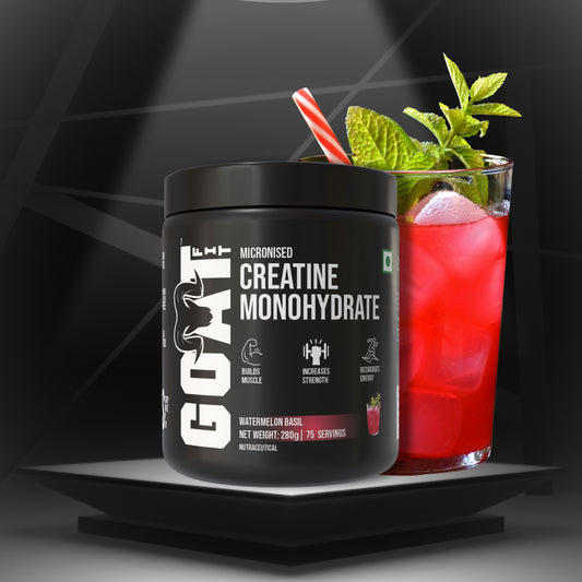 100% Pure Micronised Creatine Monohydrate | Watermelon Basil | 280gm | High Solubility, Rapid Absorption, Muscle Volumization