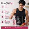 Colossal Creatine – 2:1 Formula - 2g Monohydrate + 1g HCl | Strawberry Ice | 270gm