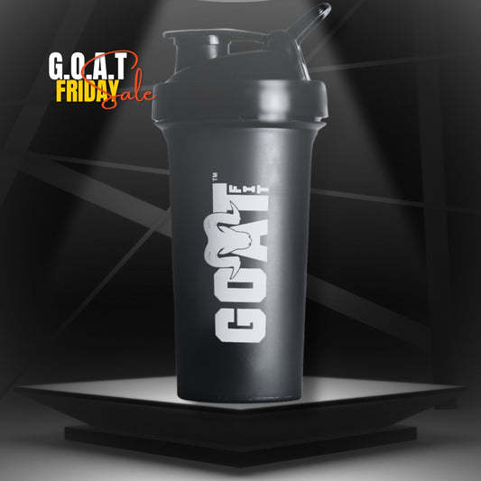 Shaker Pro 750 | Gym Protein Shaker | Satin Matte Black/White | 750ml