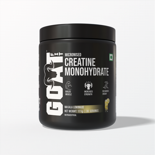 100% Pure Micronised Flavored Creatine Monohydrate | Masala Lemonade | 111gm