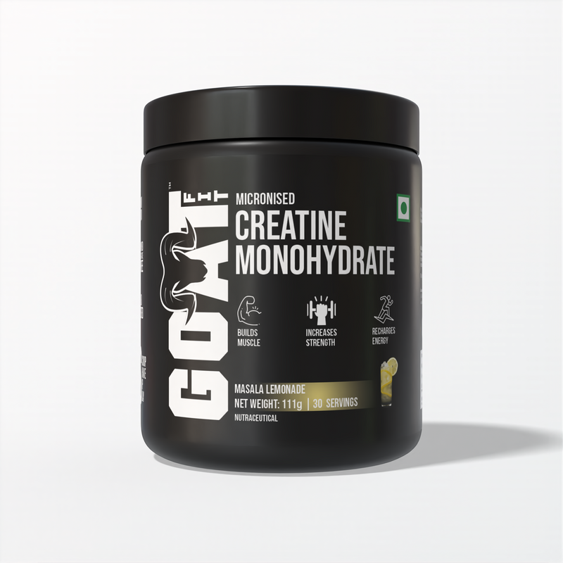 100% Pure Micronised Flavored Creatine Monohydrate | Masala Lemonade | 111gm
