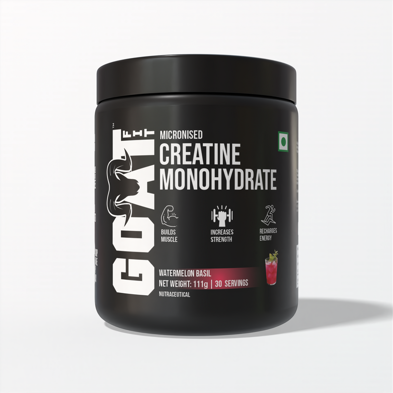100% Pure Micronised Flavored Creatine Monohydrate | Watermelon Basil | 280gm