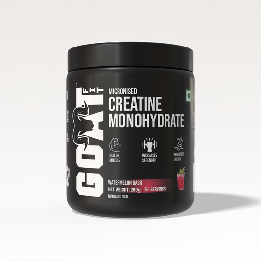 100% Pure Micronised Flavored Creatine Monohydrate | Watermelon Basil | 111gm
