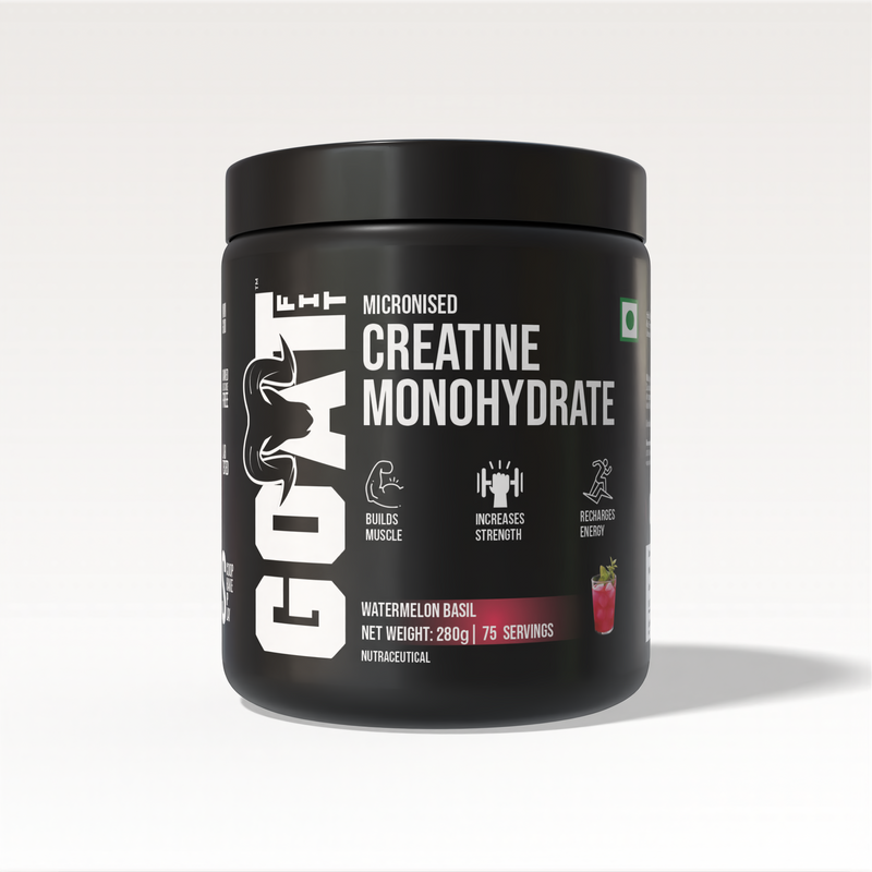 100% Pure Micronised Flavored Creatine Monohydrate | Watermelon Basil | 111gm